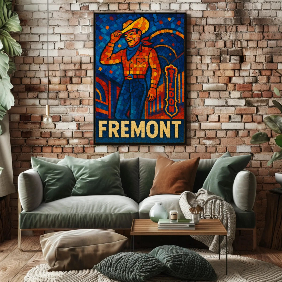 Fremont Cowboy Poster
