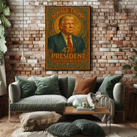 Trump Historical Mosaic Regal Poster