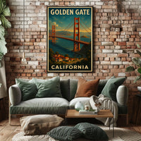 Golden Gate Bridge California Poster
