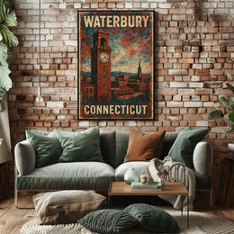 Waterbury, Connecticut Poster