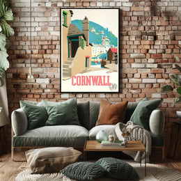 Cornwall Travel Poster