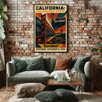 California The Golden State Poster