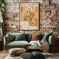 Saint Elizabeth of Hungary Poster PosterGoat