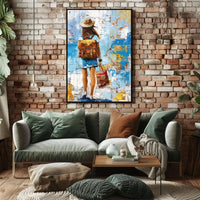 Vintage Parisian Architecture Art Poster