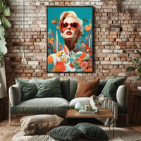 Glamorous Urban Fashion Pop Art Poster Modern Wall Art