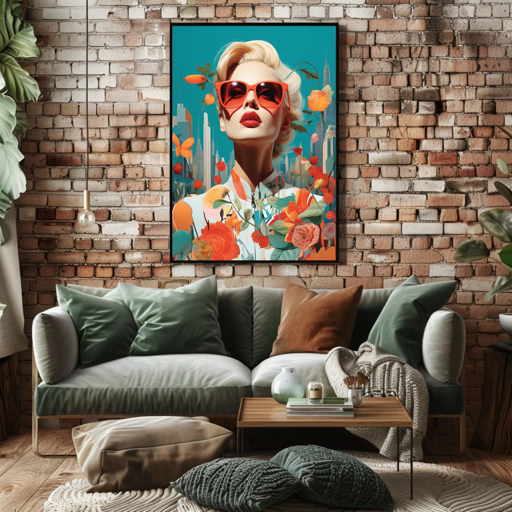 Glamorous Urban Fashion Pop Art Poster Modern Wall Art