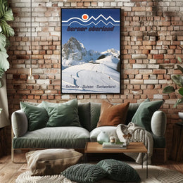 Berner Oberland Winter Wonderland Poster
