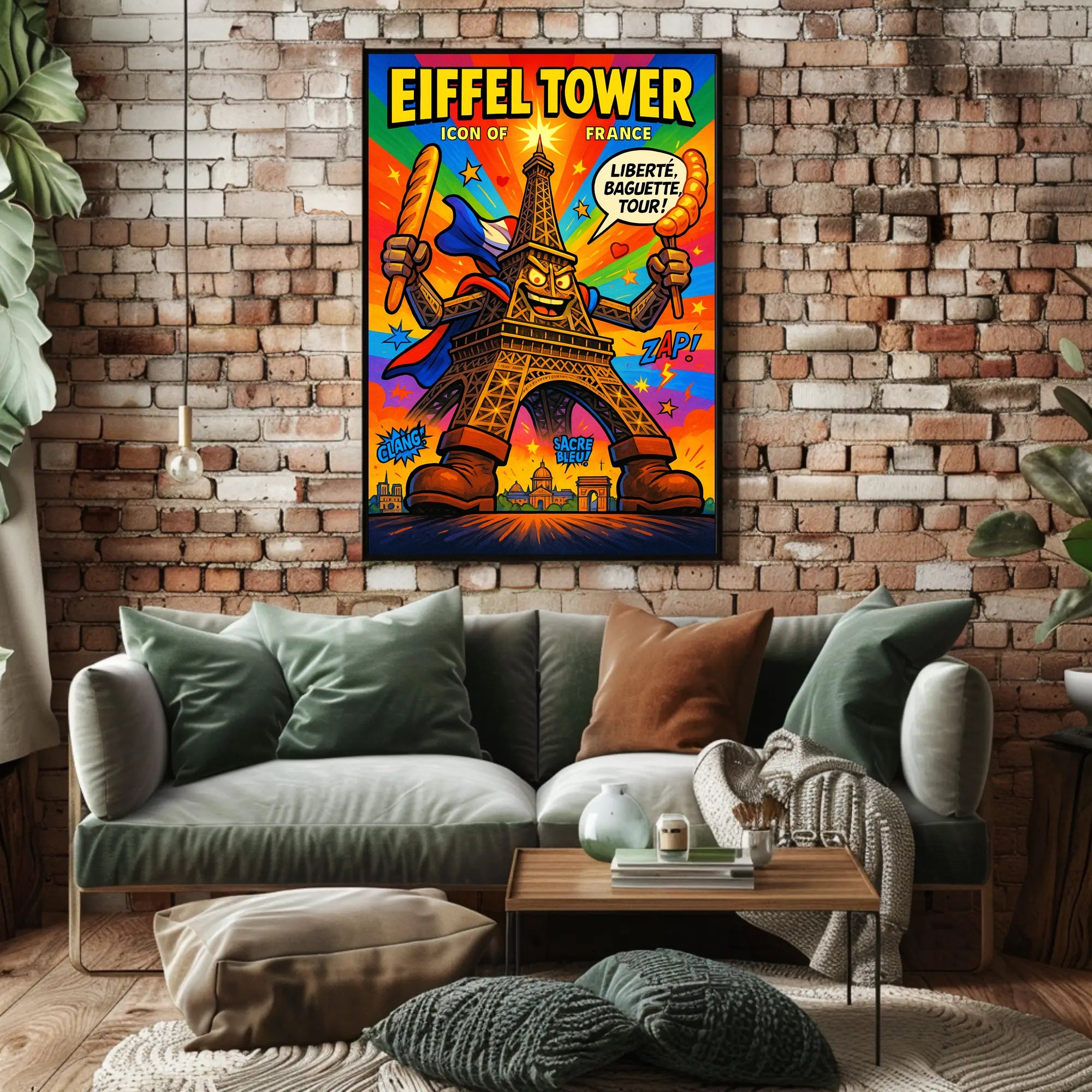 Eiffel Tower Icon of France Poster PosterGoat