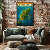 Madagascar An Island of Adventure Poster