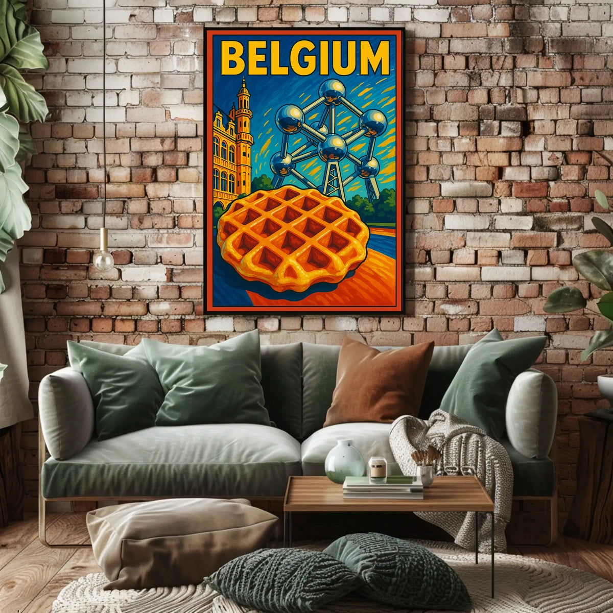Belgium A Taste Of Culture Poster