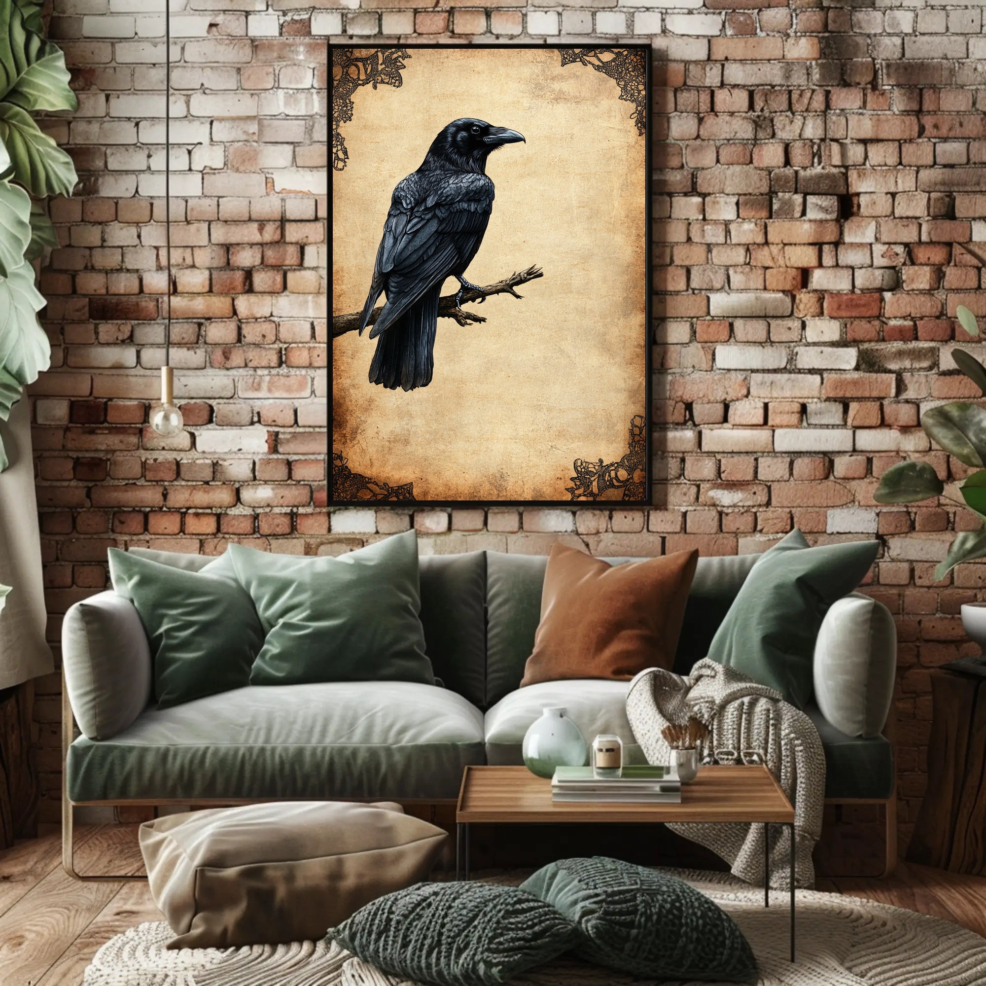 The Watchful Raven Poster