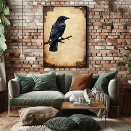 The Watchful Raven Poster