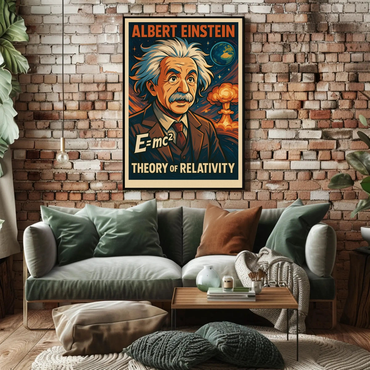 Albert Einstein Theory Of Relativity Poster