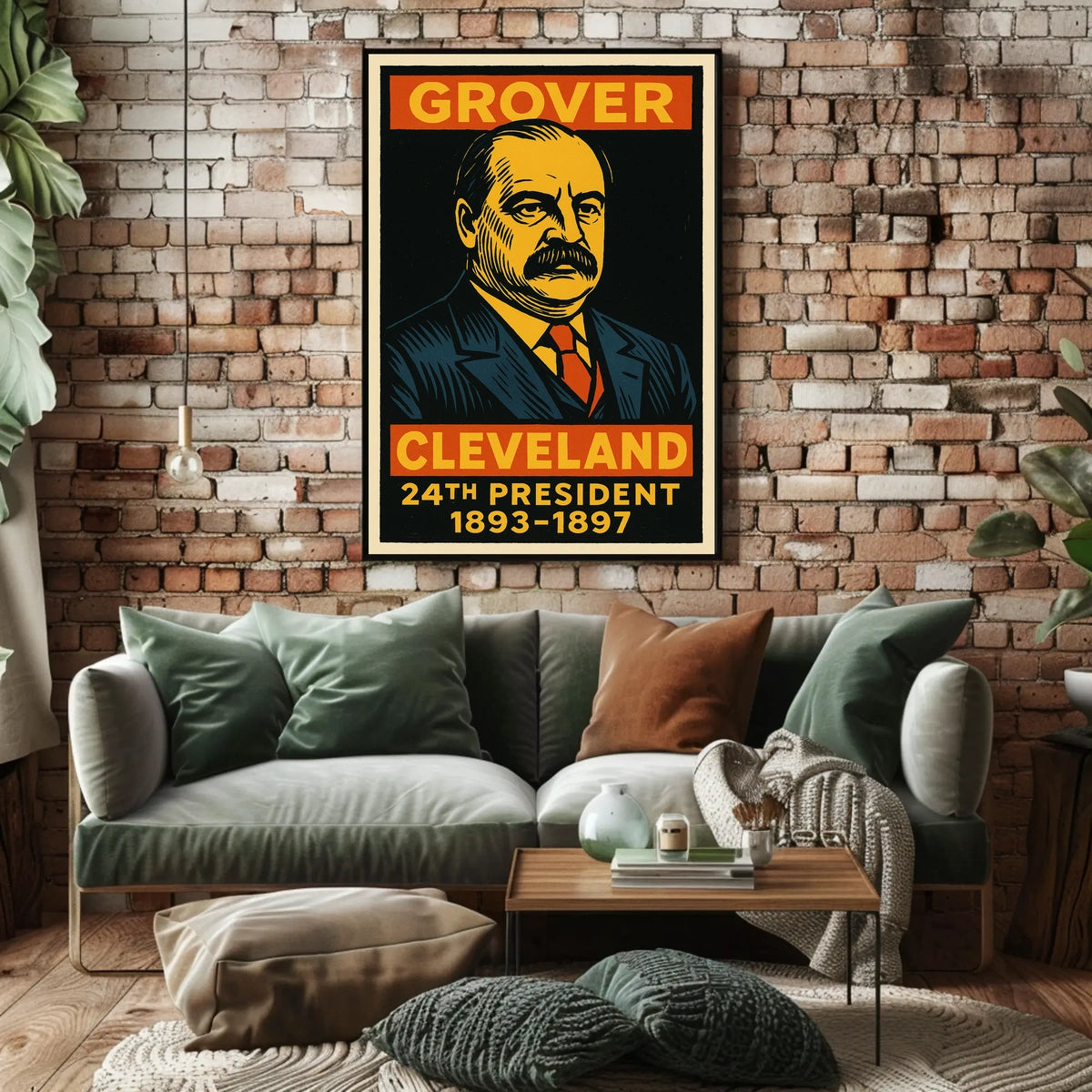 Grover Cleveland 24th President Poster