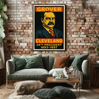 Grover Cleveland 24th President Poster
