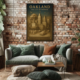 Oakland The City Of Promise Poster