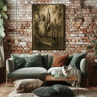 Artistic Abstract Expressionism Poster for Modern Spaces