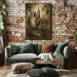 Artistic Abstract Expressionism Poster for Modern Spaces