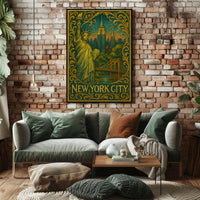 Eclectic Abstract Art Poster for Modern Spaces