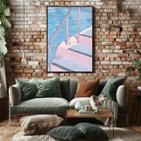 Poolside Serenity Poster