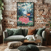 summer barbecue scene Poster