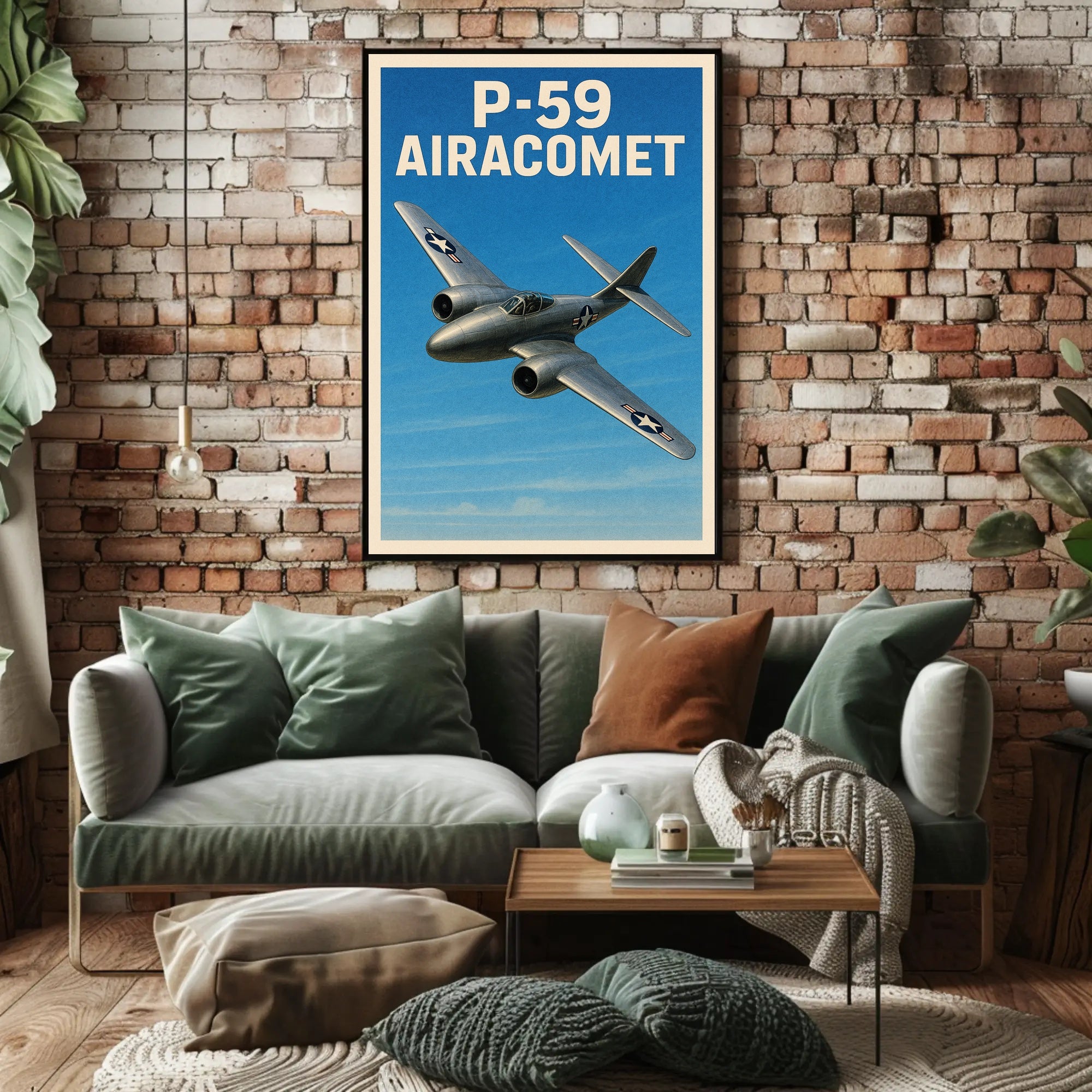 P-59 Airacomet Poster PosterGoat