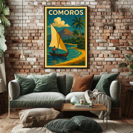 Comoros Island Paradise Poster