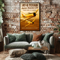 North American AT-6 Texan Poster PosterGoat