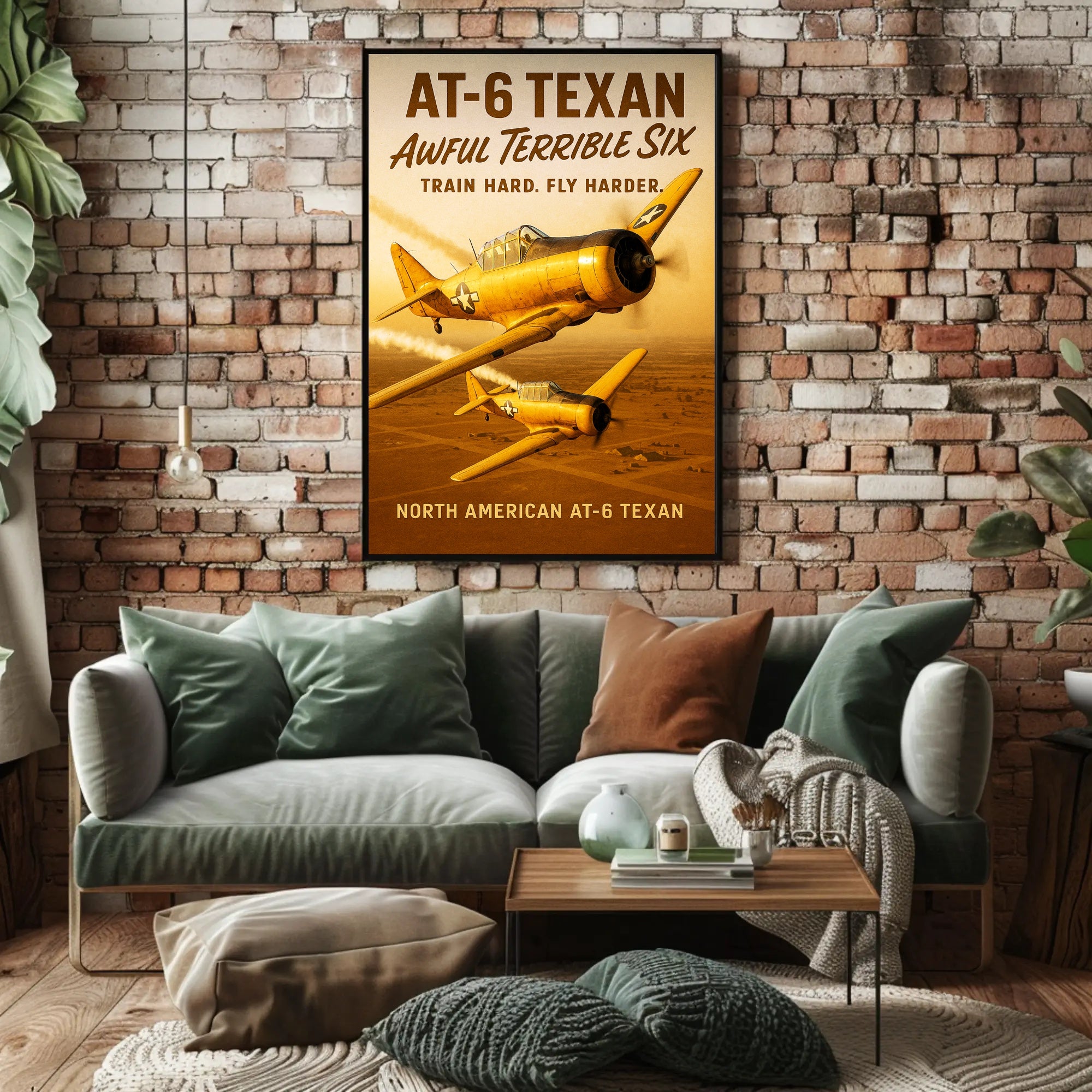 North American AT-6 Texan Poster PosterGoat