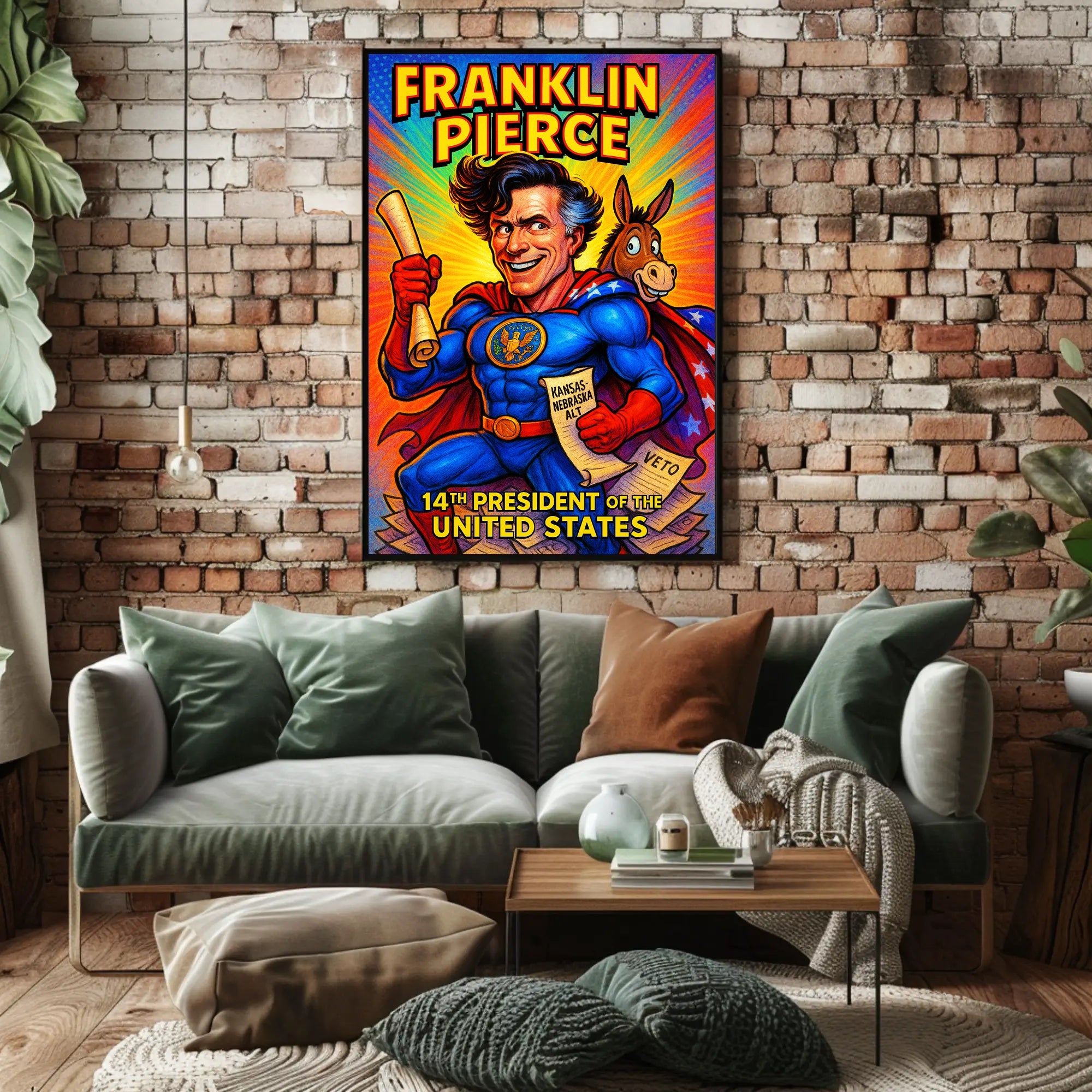 Franklin Pierce 14th President Poster PosterGoat