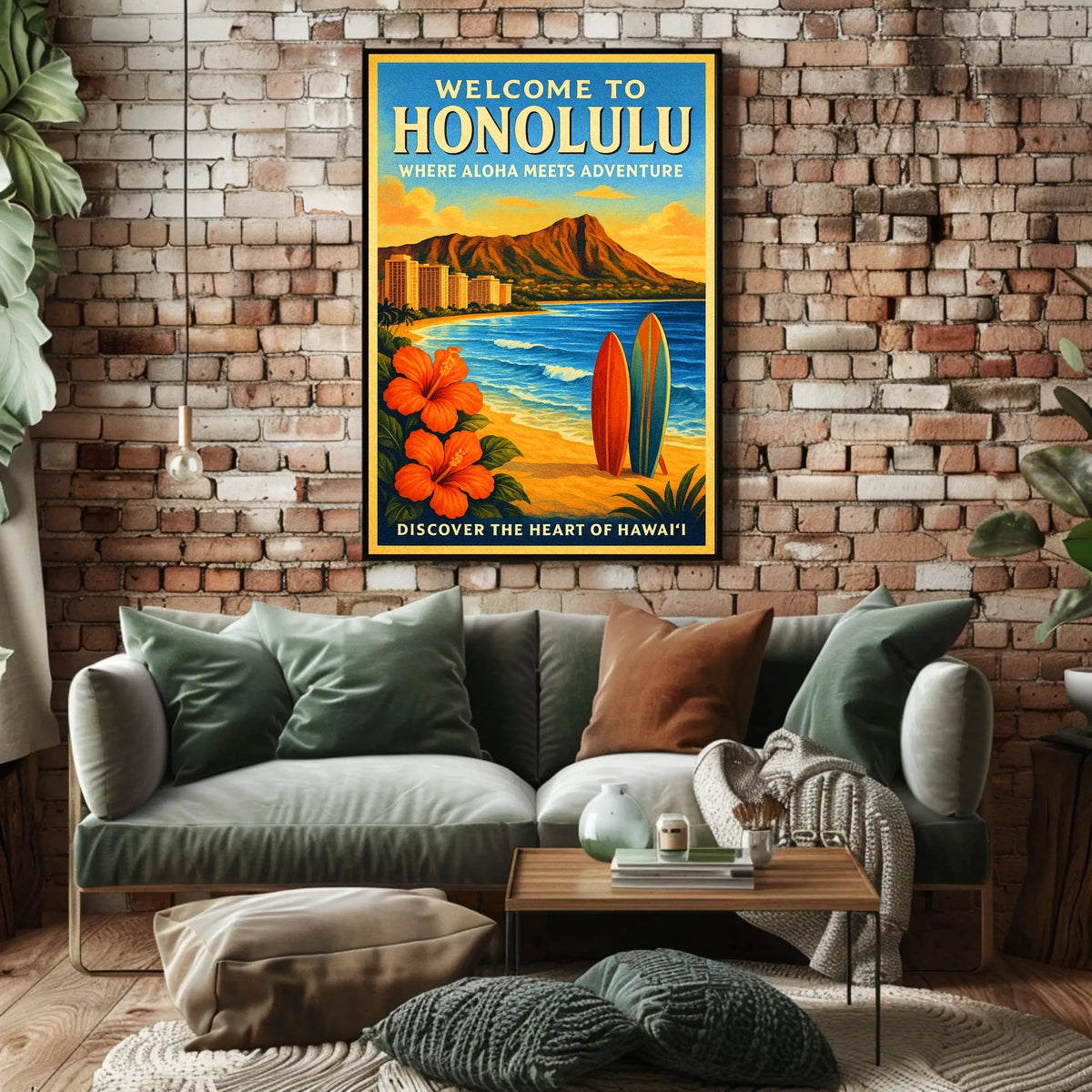 Welcome to Honolulu Poster