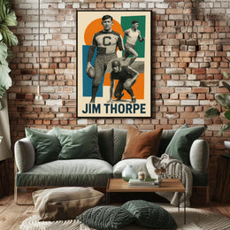 Jim Thorpe Athletic Legend Poster