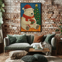 Polar Bear North Pole Poster