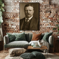 Vintage Portrait of Distinguished Gentleman Historical Poster