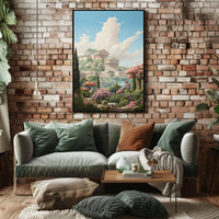 Ancient Elegance Neoclassical Art Cultural Heritage Poster
