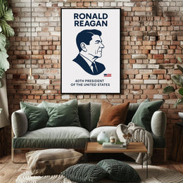 Ronald Reagan 40th President Poster