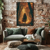 Enchanted Autumn Forest Adventure Fantasy or Mythology Poster PosterGoat