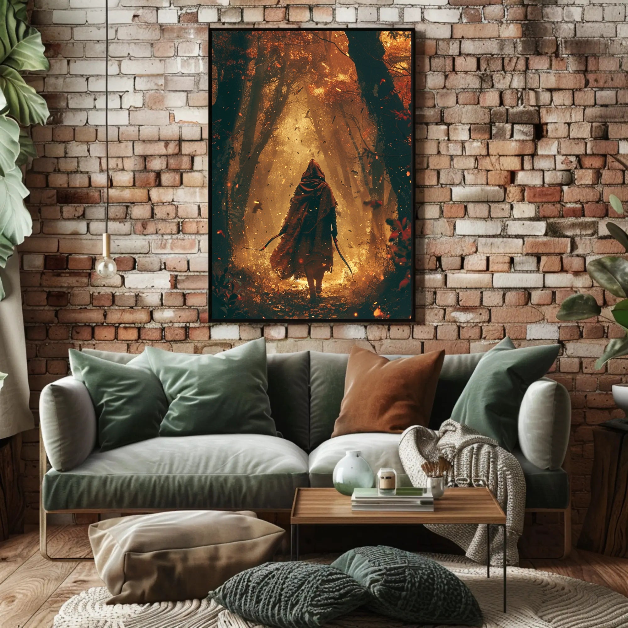 Enchanted Autumn Forest Adventure Fantasy or Mythology Poster PosterGoat