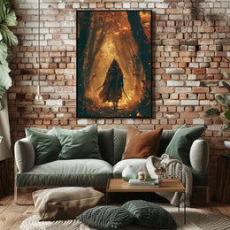 Enchanted Autumn Forest Adventure Fantasy or Mythology Poster PosterGoat