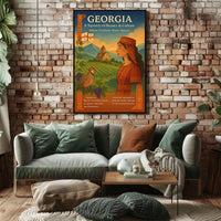 Georgia A Tapestry Of Beauty Culture Poster