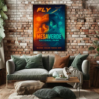 Fly to Mesa Verde National Park Poster