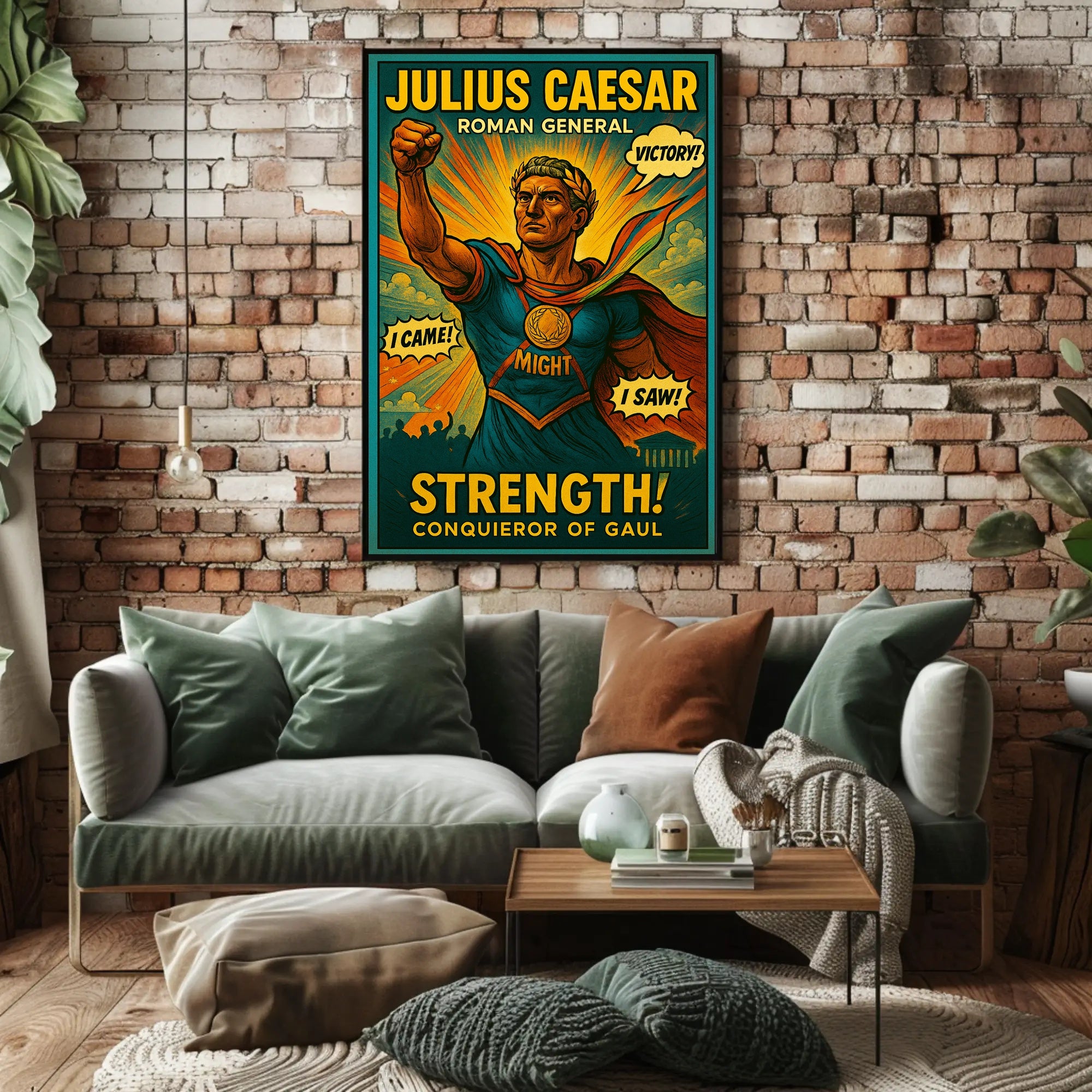 Julius Caesar – Roman General Poster PosterGoat