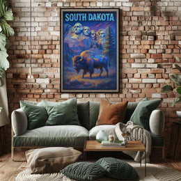 South Dakota Majestic Landscapes Poster