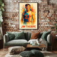 Jim Thorpe Athletic Legend Poster
