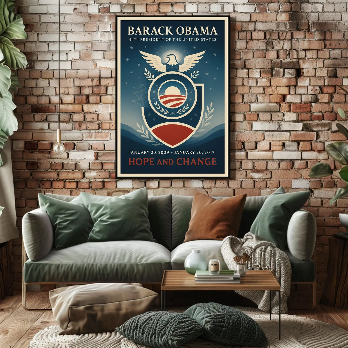 Barack Obama Hope-Inspired Art Print Historical or Presidential Poster