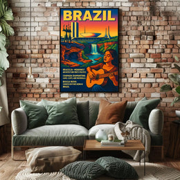 Discover Brazil Poster