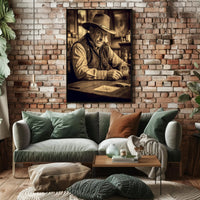 Western Saloon Mood Poster