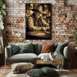 Western Saloon Mood Poster