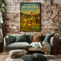 Philadelphia Quakers Celebrating A Poster