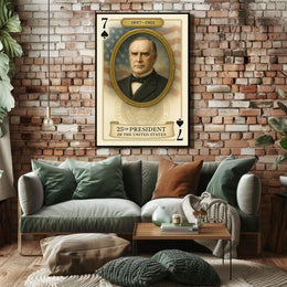 25th President Of United States Poster